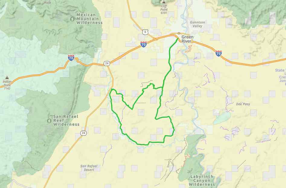 Lower San Rafael Loop gaia