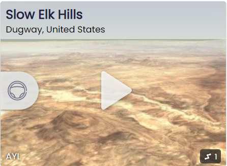 Slow Elk Hills flyover
