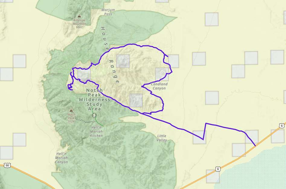 Amasa Basin OHV Trail gaia