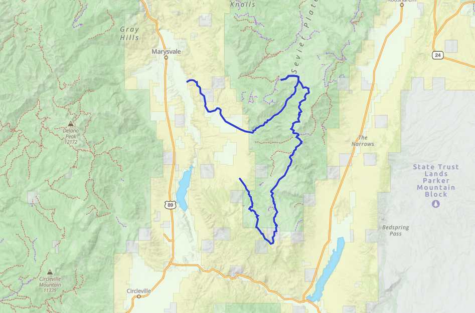 Forshea Mountain Trails gaia