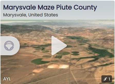 Marysvale Maze Trail flyover