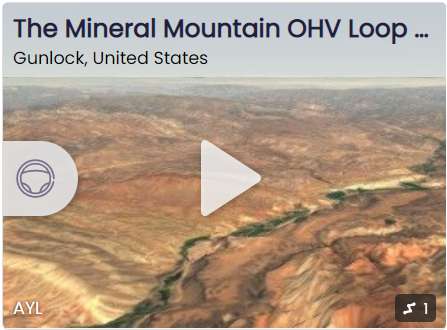 Mineral Mountain OHV Trail flyover