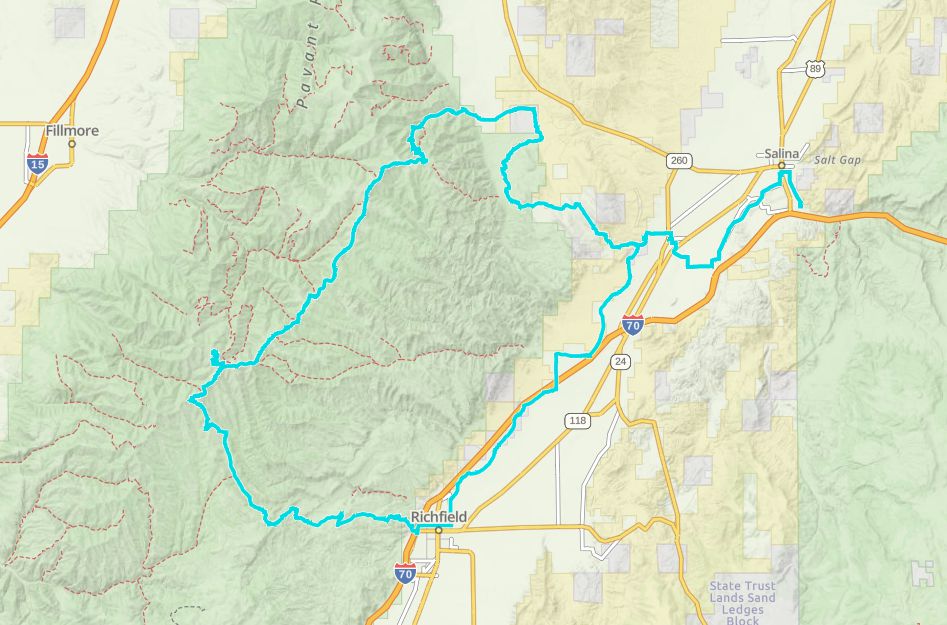 Salina To Richfield gaia compressed