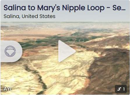Salina to Marys Nipple Loop flyover